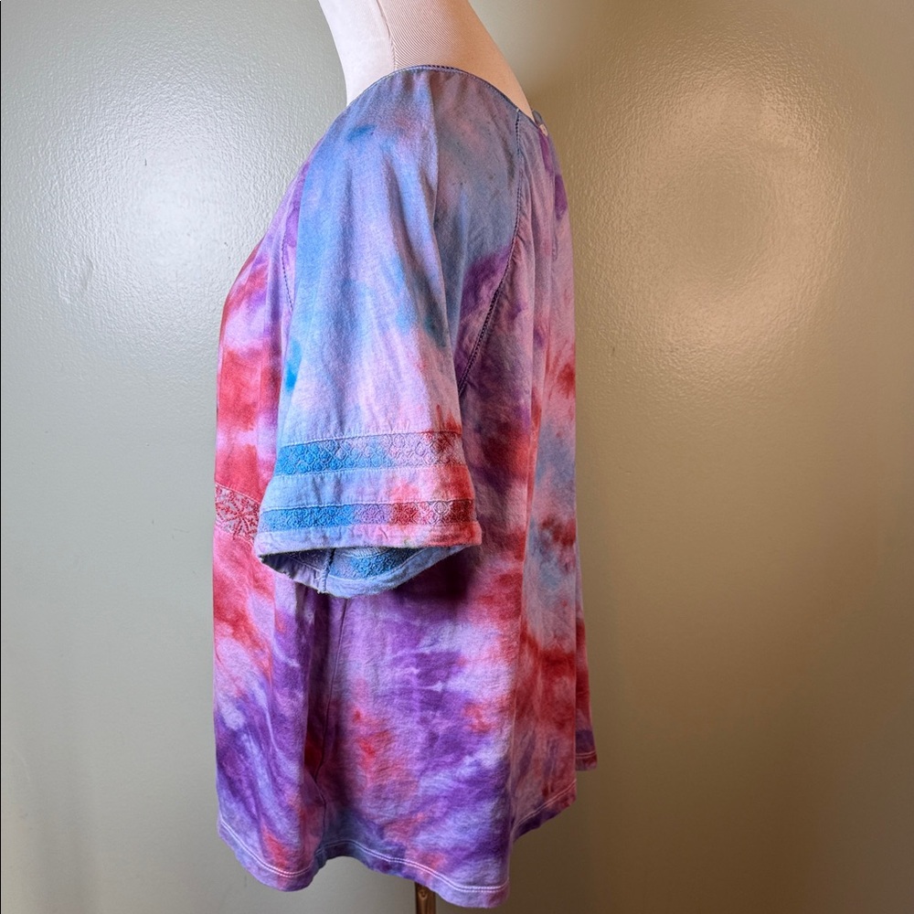 Tie-Dye Women's Top - Picture 4 of 8